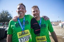 Ewing runs 2016 marathon.