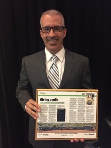 Ewing Receives Community Stewardship Award for Outreach and Volunteerism