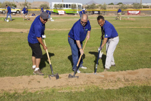 Corona Tools donated tools for a Ewing community service project in 2013.