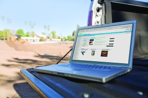 PRIMG Tech Laptop on Truck