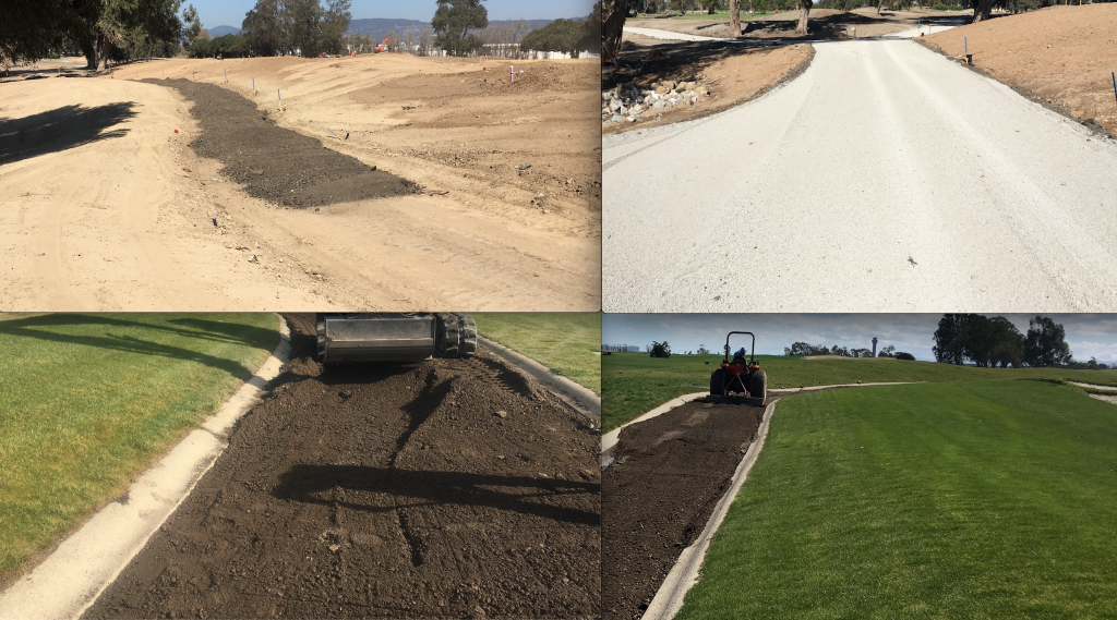 Corica Park Cart Path Construction