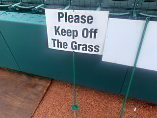 Please Keep Off The Grass